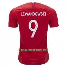 Koszulka Polska Robert Lewandowski 9 Mistrzostwa Świata 2018 Wyjazdowe Stroje Piłkarskie